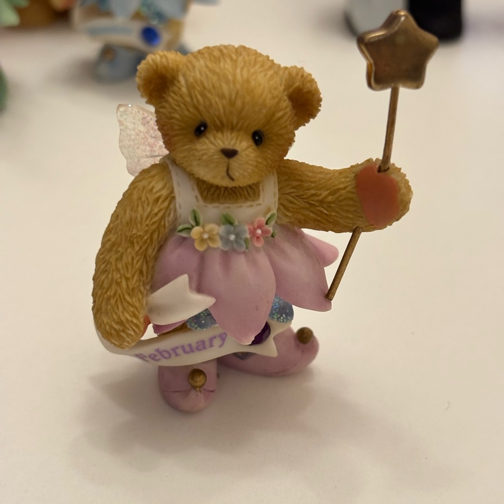 Enesco Cherished Teddies Little Twinkles birth month bear February 2002